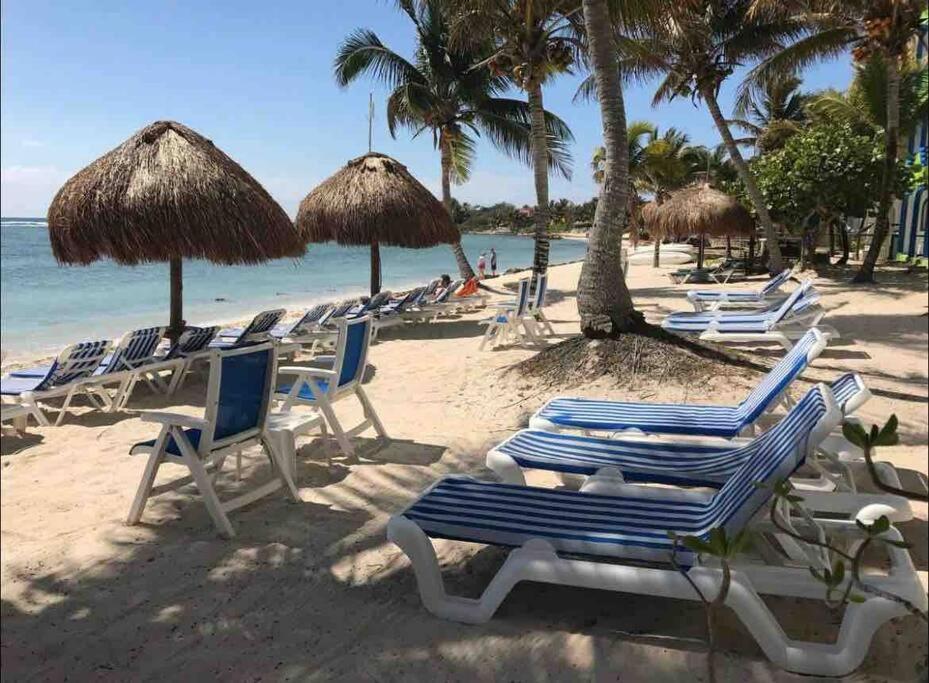 Beachfront Akumal Half Moon Bay Kültér fotó