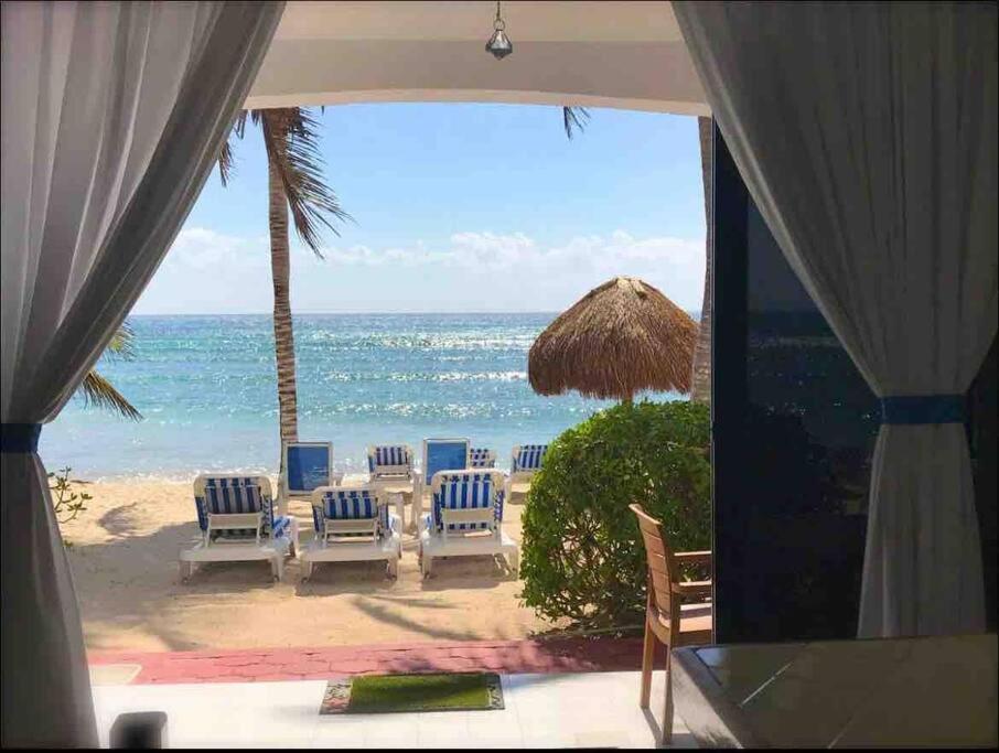 Beachfront Akumal Half Moon Bay Kültér fotó