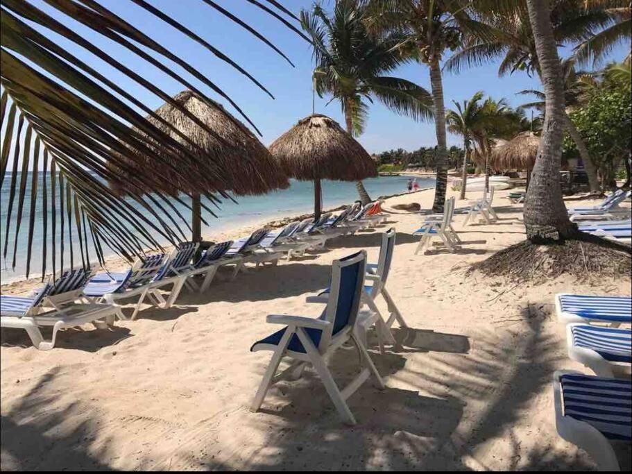 Beachfront Akumal Half Moon Bay Kültér fotó
